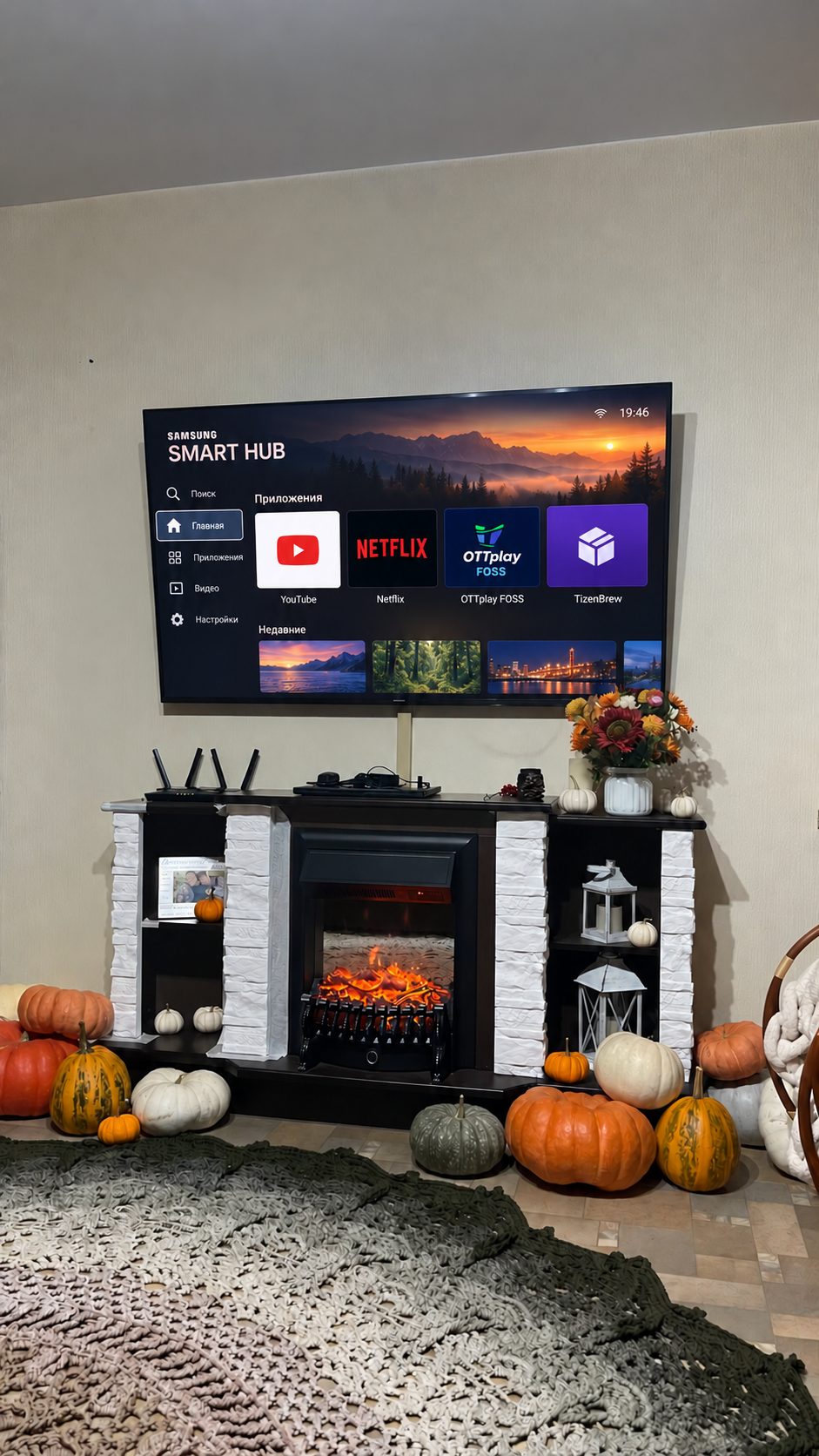 Samsung Smart Hub с YouTube, Netflix, OTTplay FOSS и TizenBrew