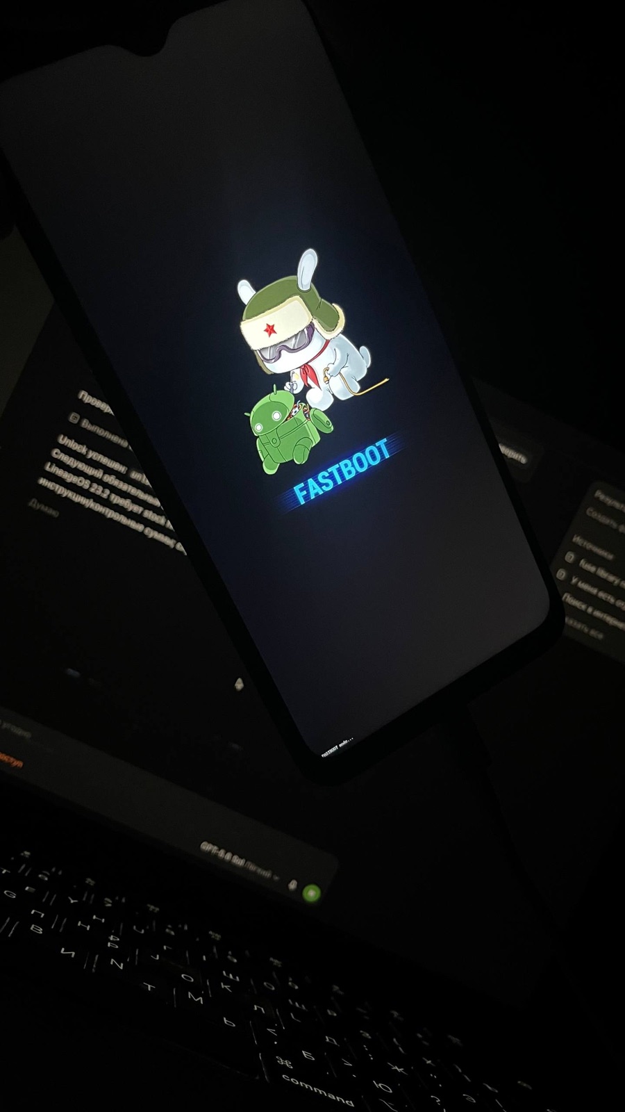 Redmi 9 в режиме fastboot